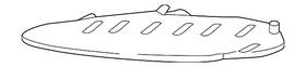 95b-941-107-c Porsche Genuine Daytime Running Light