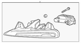 981-631-152-04 Porsche Genuine Daytime Run Lamp