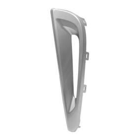 Crshl10494 Premium Replacement Parts Gray Painted Abs Plastic Driver Side Daytime Running Light Bezel