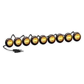 264227ambk Recon Smoke 9 Led Air Dam Running Lights