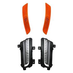 Bndl-283193 Replacement 4-piece Kit Driver And Passenger Side Daytime Running Lights