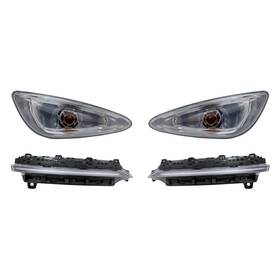 Bndl-284104 Replacement 4-piece Kit Driver And Passenger Side Daytime Running Lights