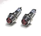 Rind12 Bbt Volt Red Led Indicator Lights In Chrome Bezels