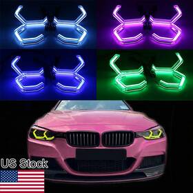 Ry Autostore 2410 4pcs Led Rgb App Control Angel Eyes Light For Bmw F10 F18 F82 F80 F32 F30 M3 M4