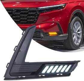 Crv-2024-runninglights Sdpvorn Drl Fog Lights With Turn Signals For 2023 Honda Crv Led Daytime Running Light