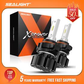 1522wsu1-1 Sealight 2 Pack 5202 5201 Led Fog Light Bulbs 60w 12000lm 6500k Cool White 400%