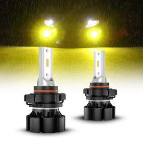 Ps19w Sealight 5202/5201/ps19w Led Fog Light Bulbs 5202 Yellow For Chevy Silverado 1500 2500 Hd 07-15