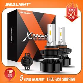 Ps19w Sealight 5202/ps24w/ps19w Pair Xf1 3000k 6000lm Yellow Led Fog Light Bulbs