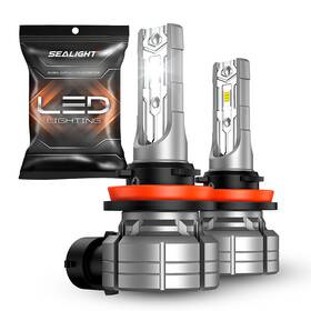 Top785768 Sealight H11 Led Fog Light Bulb 10000lm 24w Strong Penetration White