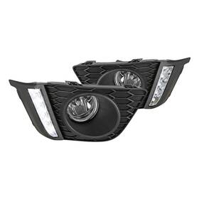 Spec-d 841808175596 For Honda Fit 2015-2017 Lf-fit15cdrl-hz Factory Style Fog Lights