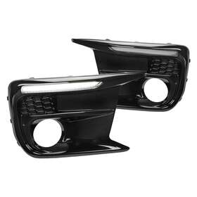 Ldr-wrx18gb-sq-vs Spec-d Driver And Passenger Side Sequential Led Drl/turn Signal Lights