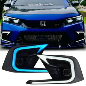 Sp006-1 Speed-lume Drl Clear Lens For Honda Civic Led Daytime Running Light Fog 2022-24 2pcs