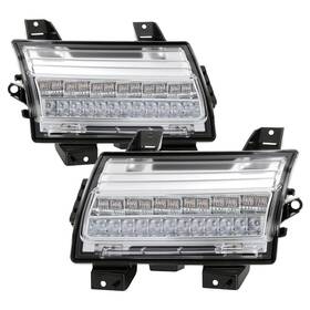 Cbl-yd-jw18-seq-c Spyder For Jeep Wrangler 18-21 Led Daytime Running Lights W Turn Signal