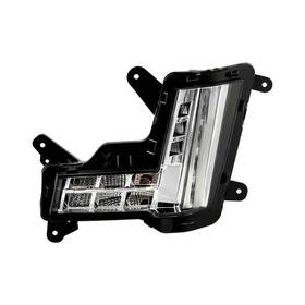Fl-caes15-cib-drl-l Spyder Driver Side Factory Style Led Fog Light W Drl And Turn Signal