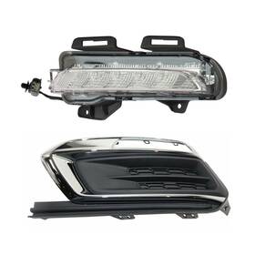 94780912 Strecos Left Led Drl Fog Light Cover Bezel 2015 Chevy Cruze And 2016 Limited