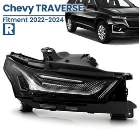 Gm2563122 Strecos Led Upper Driving Signal Light For 2022-2024 Chevy Traverse Passenger Side
