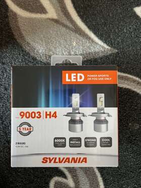 Sylvania 9003sl.bx2 9003 H4 Led Powersport Headlight Bulbs Off-road Use/fog Lights - 2pc
