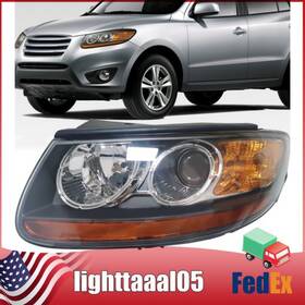921010w500 Tbvechi 921010w100 For 2007-2012 Hyundai Santa Fe Left Driver Side Halogen Headlight Lamp Assembly