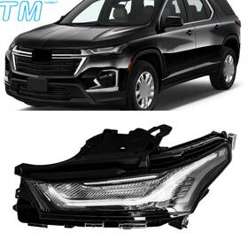 628974 Techme17 Clear Lens Left Daytime Running Light With Black For 2022-2023 Chevrolet Teaverse