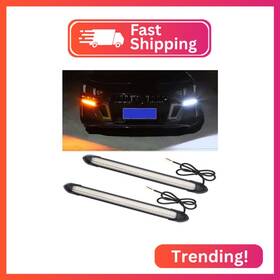 Rxdk-2 Tekshinny Exterior Car Led Lights 2pcs Flexible Daytime Running Light Strip Waterproof Au