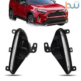 Bw979720th Tinvhy Black Daytime Running Lights Set Of 2 For 2021-2023 Toyota Rav4 Hybrid Lh&rh