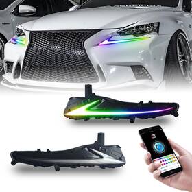 Trc939is-rgb1 Trc-automotive 2pcs Led Rgb Drl For 2013-2016 Lexus Is200t Is300 Is250 Is350 Isf Dazzel Kit