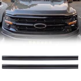 Truckcustom Tructledsmxlt150 Smoked Lens Grill Amber Lights Drl Sequential Turn Signal For 24 Ford F150 Xlt