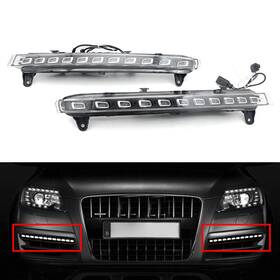 Twoagain 463984425281 Led Drl Daytime Running Light Turn Signal Fog Lamp For Audi Q7 2006-2009 2007