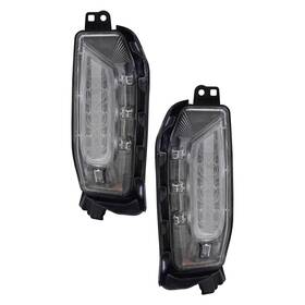 Vs-1027-12-5346-00-9 Tyc For Toyota Prius V 15-18 Replacement Daytime Running Light Set Capa Certified