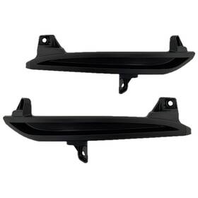 To1038264-to1039264 Uzooka Driver And Passenger Daytime Running Light Covers Toyota Prius Textured Black