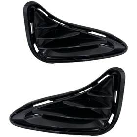 Uzooka To1038278c-to1039278c Driver And Passenger Daytime Running Light Covers 17-19 Toyota Corolla Sedan