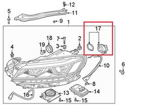 561998478a Volkswagen Oem 20-22 Passat Right Drl Daytime Running Light Module