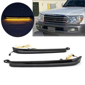 Lc100 Yusen233 550740369429 2x Side Marker Headlight Drl Turn Signal For Toyota Land Cruiser 1998-2007