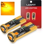 Lasfit T10 168 194 2825 Led Side Marker Light Bulb Canbus Error Free Amber 3000K. Fixed Price $10.99.