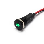 Alpinetech PLB12MS 12MM 1/2" 12V Led Signal Indicator Dash Light Black Bezel. Fixed Price $6.95.