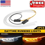 2PCS White 60CM Car Flexible Tube Led Daytime Strip Runnning Drl Headlight. Fixed Price $14.34.