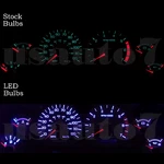 Dash Instrument Cluster Gauge White Led Lights Bulbs Kit Fits 99-02 Ford Mustang. Fixed Price $13.98.