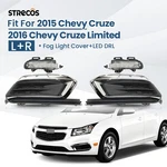 2015 2016 Chevy Cruze Led Drl Driving Light +fog Cover Bezel Pair Set 4PCS. Fixed Price $169.99.