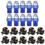 10X Blue T10 194 Led Bulbs For Instrument Gauge Cluster Dash Light W/ Sockets. Fixed Price $8.29.