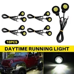 10X White Dc 12V Eye Led Daytime Running Drl Backup Light Car Rock Lamp 6000K. Fixed Price $13.29.