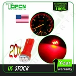 20PCS Car Dashboard Gauge Speedometer T5 12V 3014 3SMD Wedge Led Light Bulbs Red. Fixed Price $8.99.