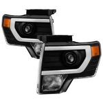 Ford F-150 09-14 Headlights Driver & Passenger Side Black Led Drl Bar. Fixed Price $220.66.