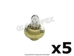 Volvo 93-97 Bulb 1.5W Climate Control Panel Oem New (5 Pcs). Fixed Price $17.10.