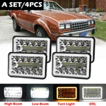 4PCS 4X6 Led Headlights Bulb High & Low Beam For American Motors Eagle 1980-1988. Fixed Price $55.99.