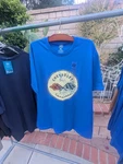 Chevrolet Corvette Gm Licensed Graphic Tee Royal Blue Crossed Flags Circle. Fixed Price $11.99.