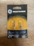 Ge Nighthawk Automotive Bulbs Pack 168NH/BP2 12V Mini New. Fixed Price $6.99.