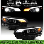 PAIR/2PCS Full Led Drl Headlight W/ Bulb & Module For 2019-23 Jeep Cherokee. Fixed Price $309.99.