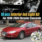 10PC Super White Car Interior Led Light Bulb Kit For 1998-2004 Chrysler Concorde. Fixed Price $11.13.