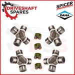 U Joint Replacement Kit Jeep Yj Front And Rear 4X4 Driveshaft Spicer Life 1310X. Fixed Price $123.00.
