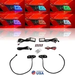 Rgbw Led Multi-color Changing Headlight Accent Drl Set 2013-14 Ford Mustang. Fixed Price $151.95.